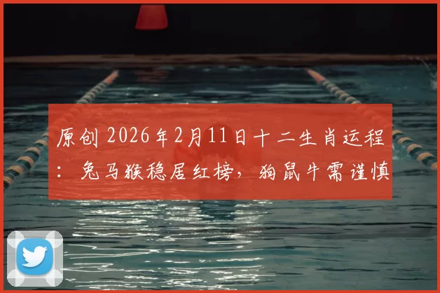 原创 2026年2月11日十二生肖运程：兔马猴稳居红榜，狗鼠牛需谨慎行事